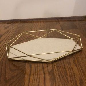 NWT Umbra gold tray